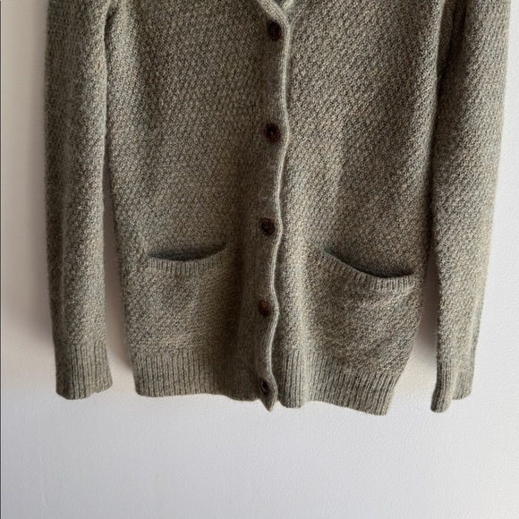 Ralph Lauren Olive Green Shawl-Collar Cardigan size M no flaws - Picture 3 of 7